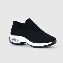Load image into Gallery viewer, Ortho Breathable No-Tie Stretch Shoes - Black White