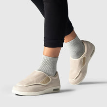 Load image into Gallery viewer, Chloe Stretch No-Tie Wide Shoes w/ Adjustable Closure