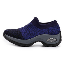 Load image into Gallery viewer, Ortho Breathable No-Tie Stretch Shoes - Blue