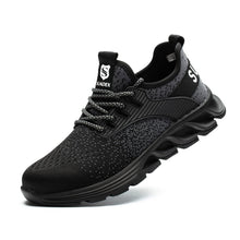 Load image into Gallery viewer, Orthopedic Reinforced Safety Steel Toe Boots - Black