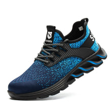 Load image into Gallery viewer, Orthopedic Reinforced Safety Steel Toe Boots - Blue