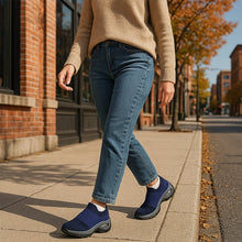 Load image into Gallery viewer, Ortho Breathable No-Tie Stretch Shoes - Blue
