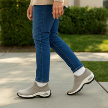 Load image into Gallery viewer, Ortho Breathable No-Tie Stretch Shoes - Khaki
