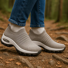 Load image into Gallery viewer, Ortho Breathable No-Tie Stretch Shoes - Khaki
