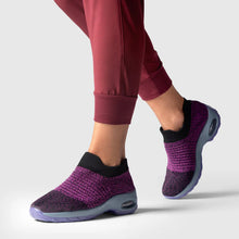 Load image into Gallery viewer, Ortho Breathable No-Tie Stretch Shoes - Purple
