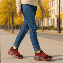 Load image into Gallery viewer, Ortho Breathable No-Tie Stretch Shoes - Red
