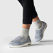 Load image into Gallery viewer, Chloe Stretch No-Tie Wide Shoes w/ Adjustable Closure
