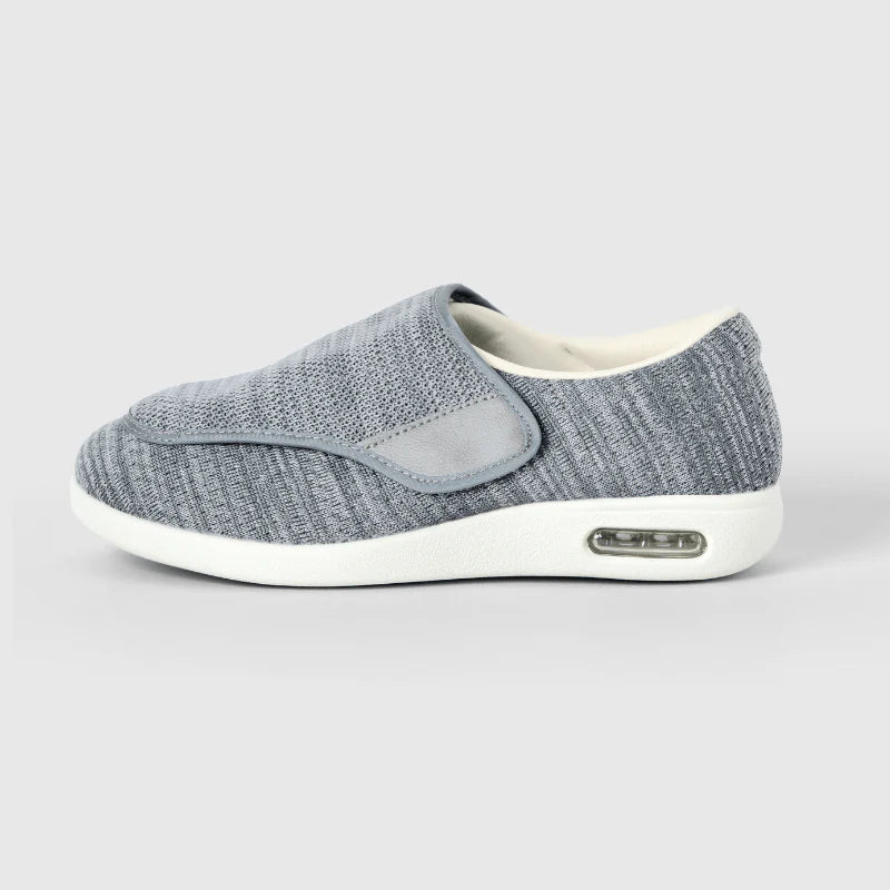 Chloe Stretch No-Tie Wide Shoes w/ Adjustable Closure