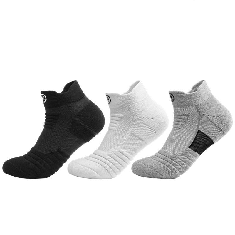Mixed Colors Breathable Ankle Socks - 3 Pack