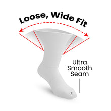 Load image into Gallery viewer, Padded Extra-Stretch Crew Socks
