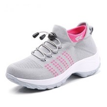 Load image into Gallery viewer, Ortho Stretch Knit Cushion Shoes - Gray Pink
